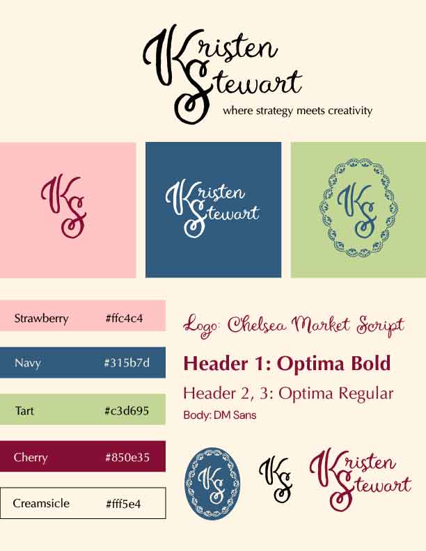 Kristen Stewart personal branding project
